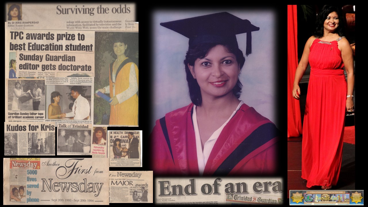Dr Kris Rampersad first sitting Caribbean Editor/Journalist to complete PhD