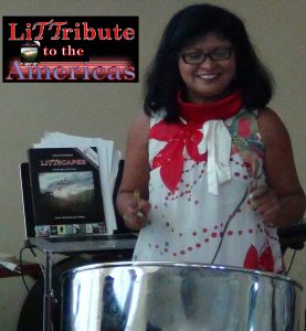 Dr Kris Rampersad debuts on the steelpan at LiTTribute tot he Americas Florida A Celebration of Arrivals
