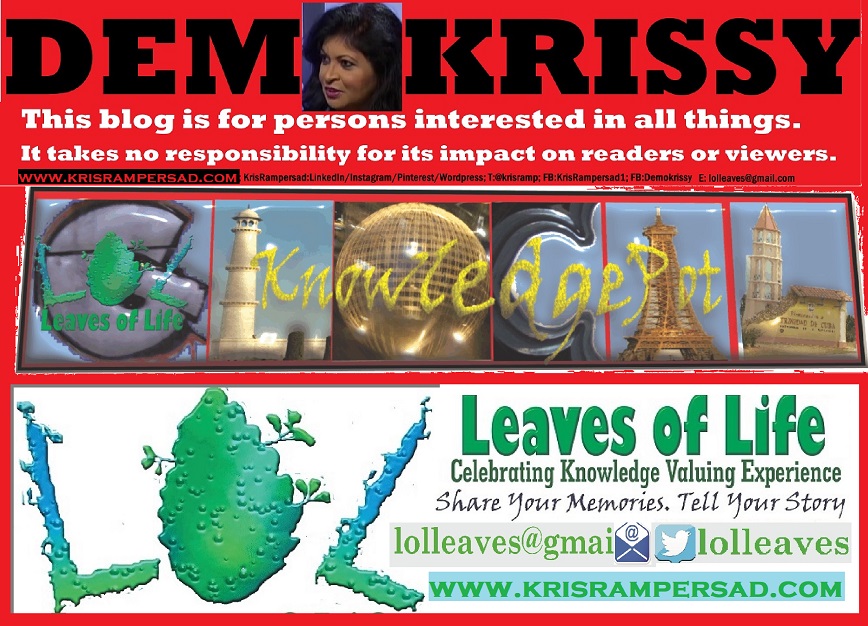 Demokrissy Glocal Knowledge Pot Leaves of Life combined platform www.krisrampersad.com