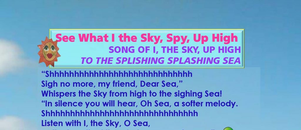 Song of the Sky to the Sea excerpt from I the Sky and Me the Sea Festival Fables by Dr Kris Rampersad