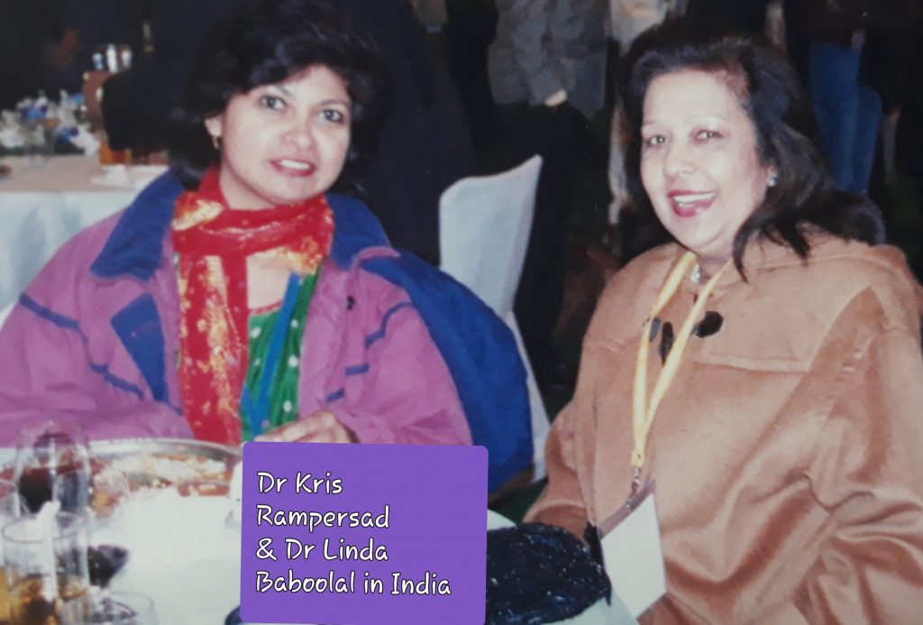 Independent Gender Scholar & Multimedia Journalist Dr Kris Rampersad and Dr Linda Baboolal shatteringthe glass ceiling