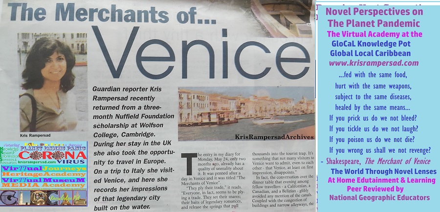 The Merchants of Venice Dr Kris Rampersad