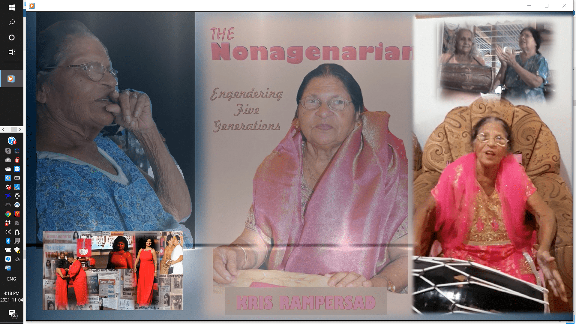 Ma Drummer Girl Songstress, Nonagenarian and Muse in the MultiMedia Micro Epic