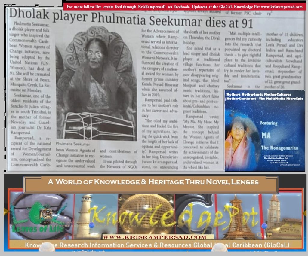 Village Dholak Player Folk Singer Obituary Newsday
