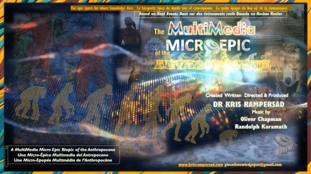 MultiMedia MicroEpic new visual digital creative genre for film, museum installations, art galleries by Dr Kris Rampersad cover img