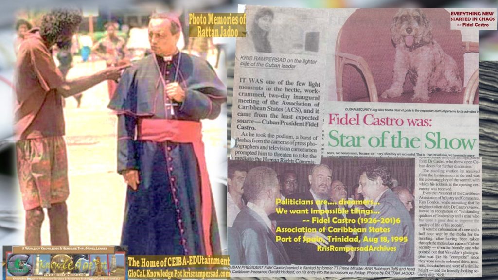 The Archbishop and the Vagrant, and Nick the Dog of the Dictator Photo Memories of Rattan Jadoo with Dr Kris Rampersad