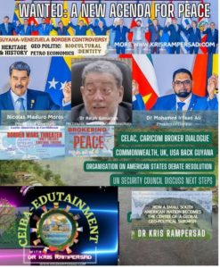 New Peace Talks An Open Letter to Peace Brokers in Guyana Venezuela Controversy