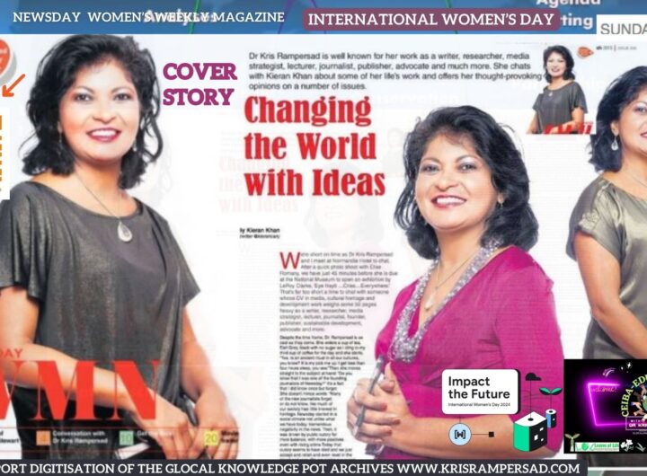 Dr Kris Rampersad Featured International Women's Day Cover Story Impact the Future